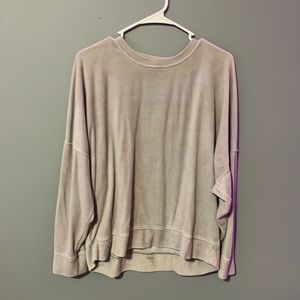 Aerie Light Gray Crewneck